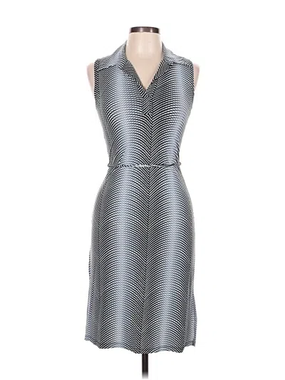 Pre-owned Assorted Brands Cocktail Dress In Silver