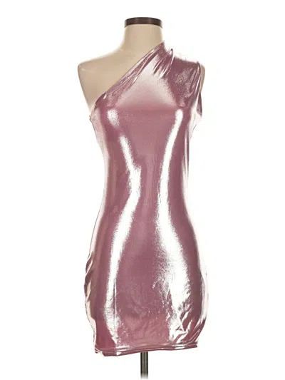 Pre-owned Assorted Brands Cocktail Dress In Silver