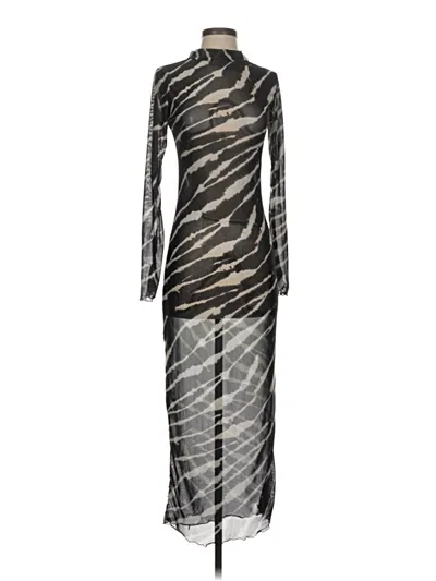Pre-owned Assorted Brands Cocktail Dress In Silver