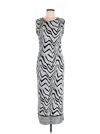 Pre-owned Assorted Brands Cocktail Dress In Silver