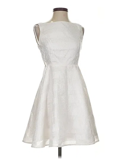 Pre-owned Assorted Brands Cocktail Dress In Silver