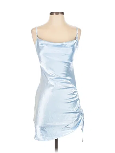 Pre-owned Assorted Brands Cocktail Dress In Silver