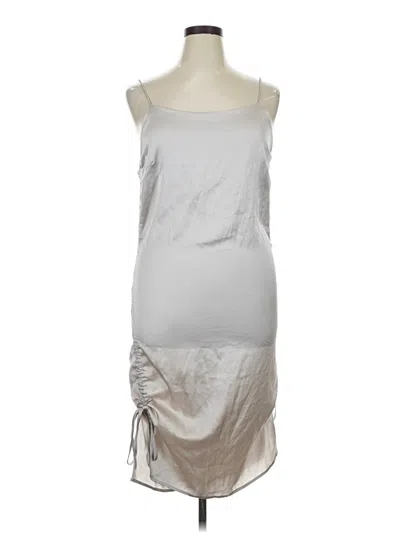 Pre-owned Assorted Brands Cocktail Dress In Silver