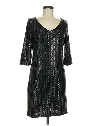 Pre-owned Assorted Brands Cocktail Dress In Silver