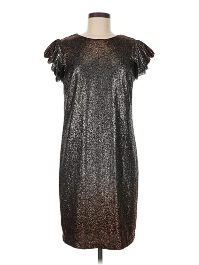Pre-owned Assorted Brands Cocktail Dress In Silver