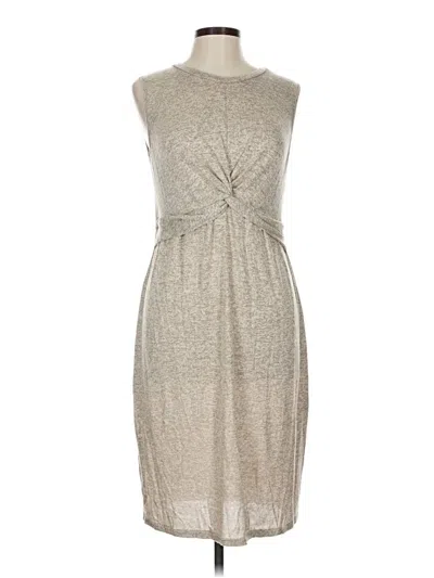 Pre-owned Assorted Brands Cocktail Dress In Tan