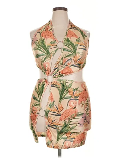 Assorted Brands Cocktail Dress In Tan