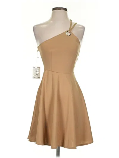 Assorted Brands Cocktail Dress In Tan