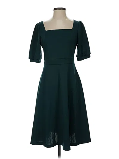 Pre-owned Assorted Brands Cocktail Dress In Teal
