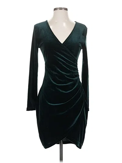 Pre-owned Assorted Brands Cocktail Dress In Teal