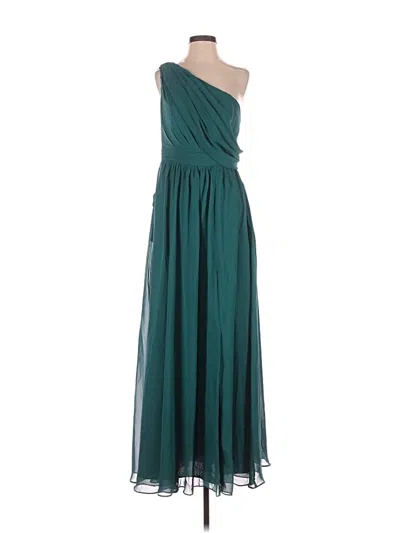 Pre-owned Assorted Brands Cocktail Dress In Teal
