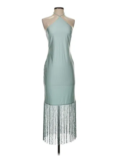 Pre-owned Assorted Brands Cocktail Dress In Teal