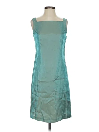 Pre-owned Assorted Brands Cocktail Dress In Teal