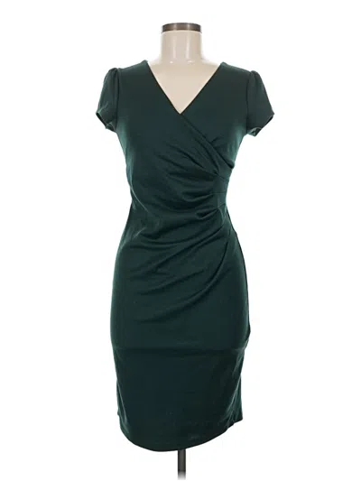 Pre-owned Assorted Brands Cocktail Dress In Teal