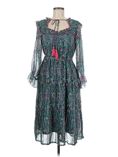 Pre-owned Assorted Brands Cocktail Dress In Teal