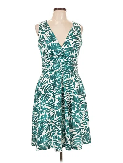 Pre-owned Assorted Brands Cocktail Dress In Teal