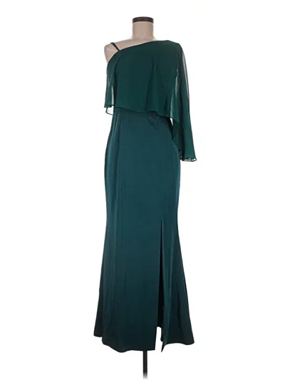 Pre-owned Assorted Brands Cocktail Dress In Teal
