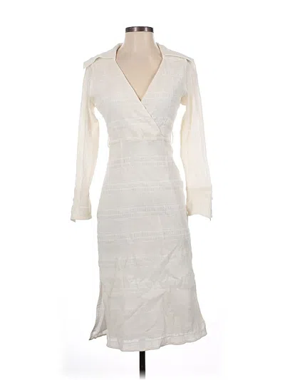 Pre-owned Assorted Brands Cocktail Dress In White