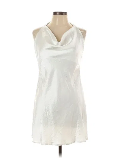 Pre-owned Assorted Brands Cocktail Dress In White