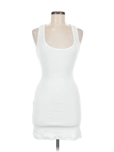 Pre-owned Assorted Brands Cocktail Dress In White