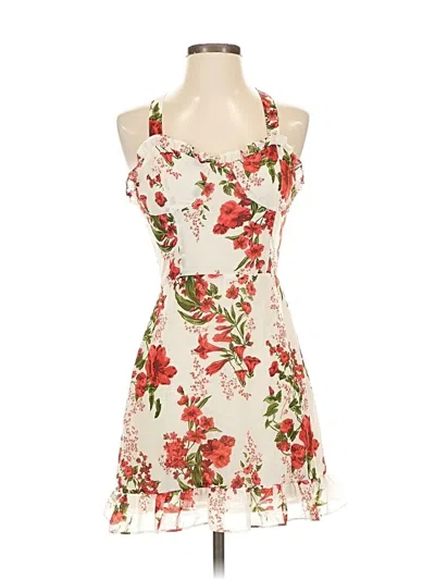 Pre-owned Assorted Brands Cocktail Dress In White