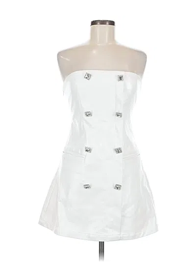 Pre-owned Assorted Brands Cocktail Dress In White