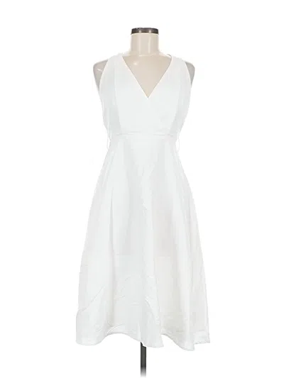 Pre-owned Assorted Brands Cocktail Dress In White