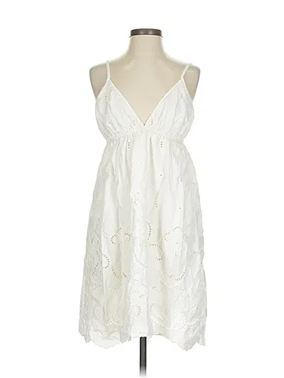 Pre-owned Assorted Brands Cocktail Dress In White