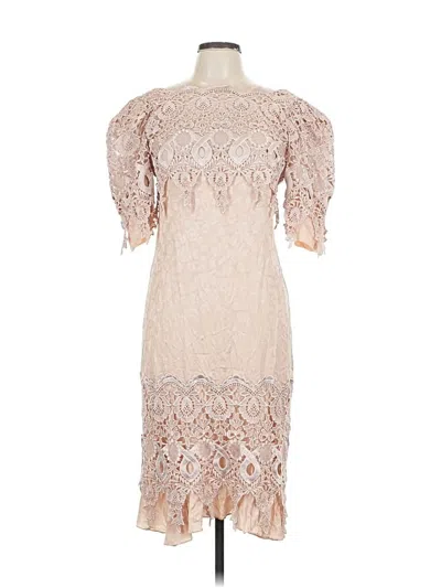 Pre-owned Assorted Brands Cocktail Dress In White