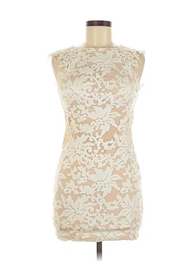 Pre-owned Assorted Brands Cocktail Dress In White