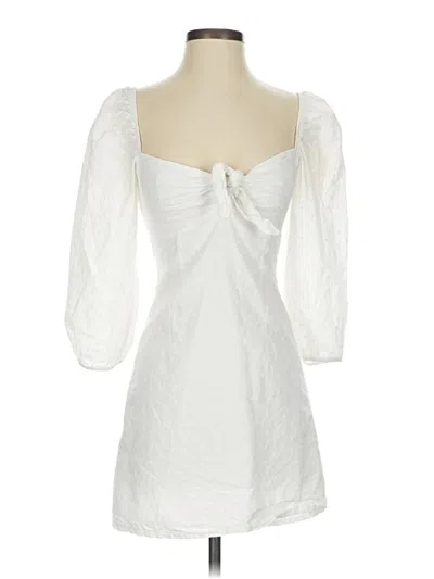Pre-owned Assorted Brands Cocktail Dress In White