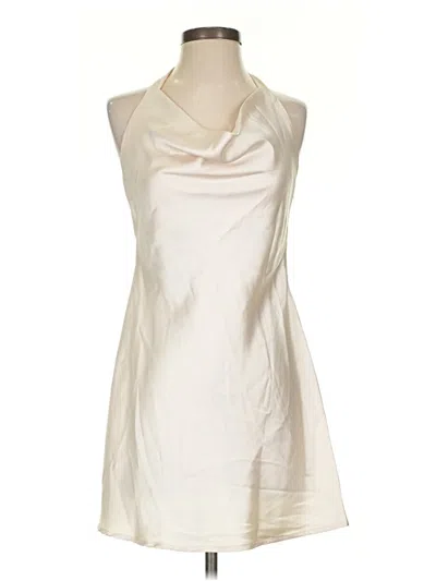 Pre-owned Assorted Brands Cocktail Dress In White