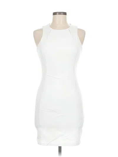 Pre-owned Assorted Brands Cocktail Dress In White