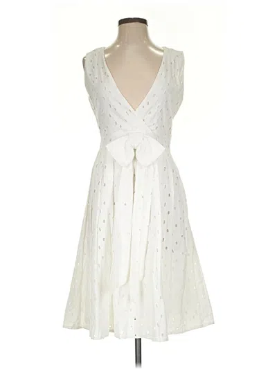 Pre-owned Assorted Brands Cocktail Dress In White