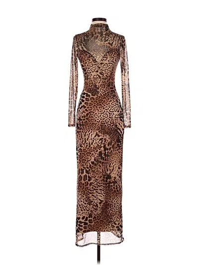 Pre-owned Assorted Brands Cocktail Dress In White