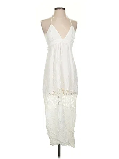 Pre-owned Assorted Brands Cocktail Dress In White