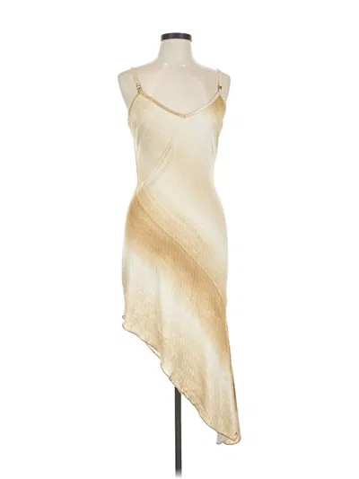 Pre-owned Assorted Brands Cocktail Dress In White