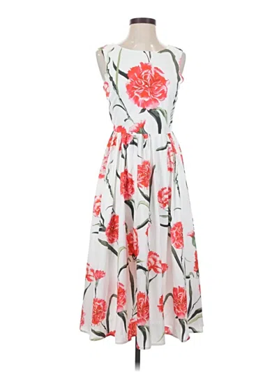 Pre-owned Assorted Brands Cocktail Dress In White