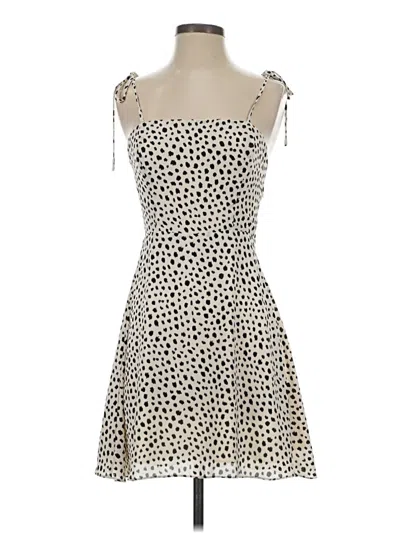 Pre-owned Assorted Brands Cocktail Dress In White