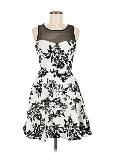 Pre-owned Assorted Brands Cocktail Dress In White