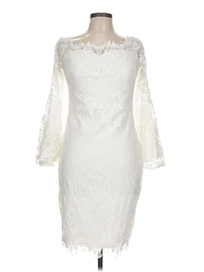 Pre-owned Assorted Brands Cocktail Dress In White