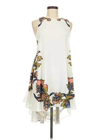 Pre-owned Assorted Brands Cocktail Dress In White