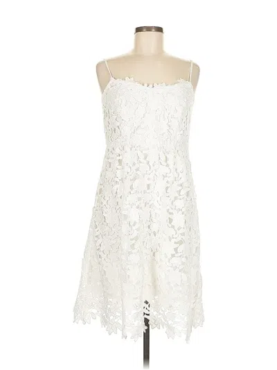 Pre-owned Assorted Brands Cocktail Dress In White