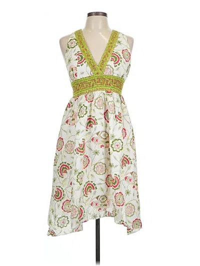 Pre-owned Assorted Brands Cocktail Dress In White