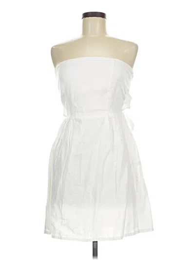 Pre-owned Assorted Brands Cocktail Dress In White