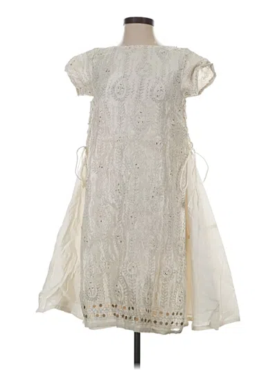 Pre-owned Assorted Brands Cocktail Dress In White