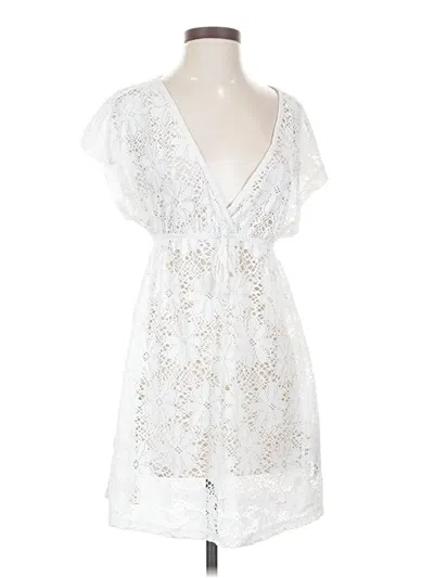 Pre-owned Assorted Brands Cocktail Dress In White