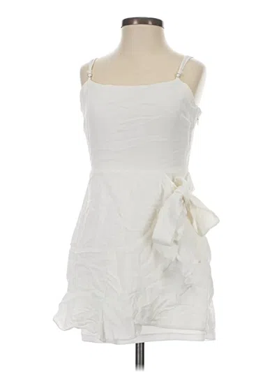 Pre-owned Assorted Brands Cocktail Dress In White