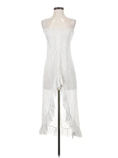 Pre-owned Assorted Brands Cocktail Dress In White