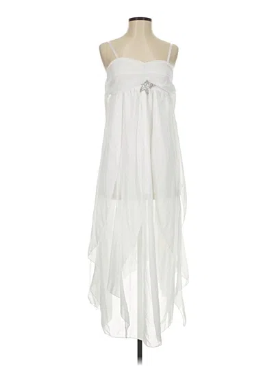 Pre-owned Assorted Brands Cocktail Dress In White